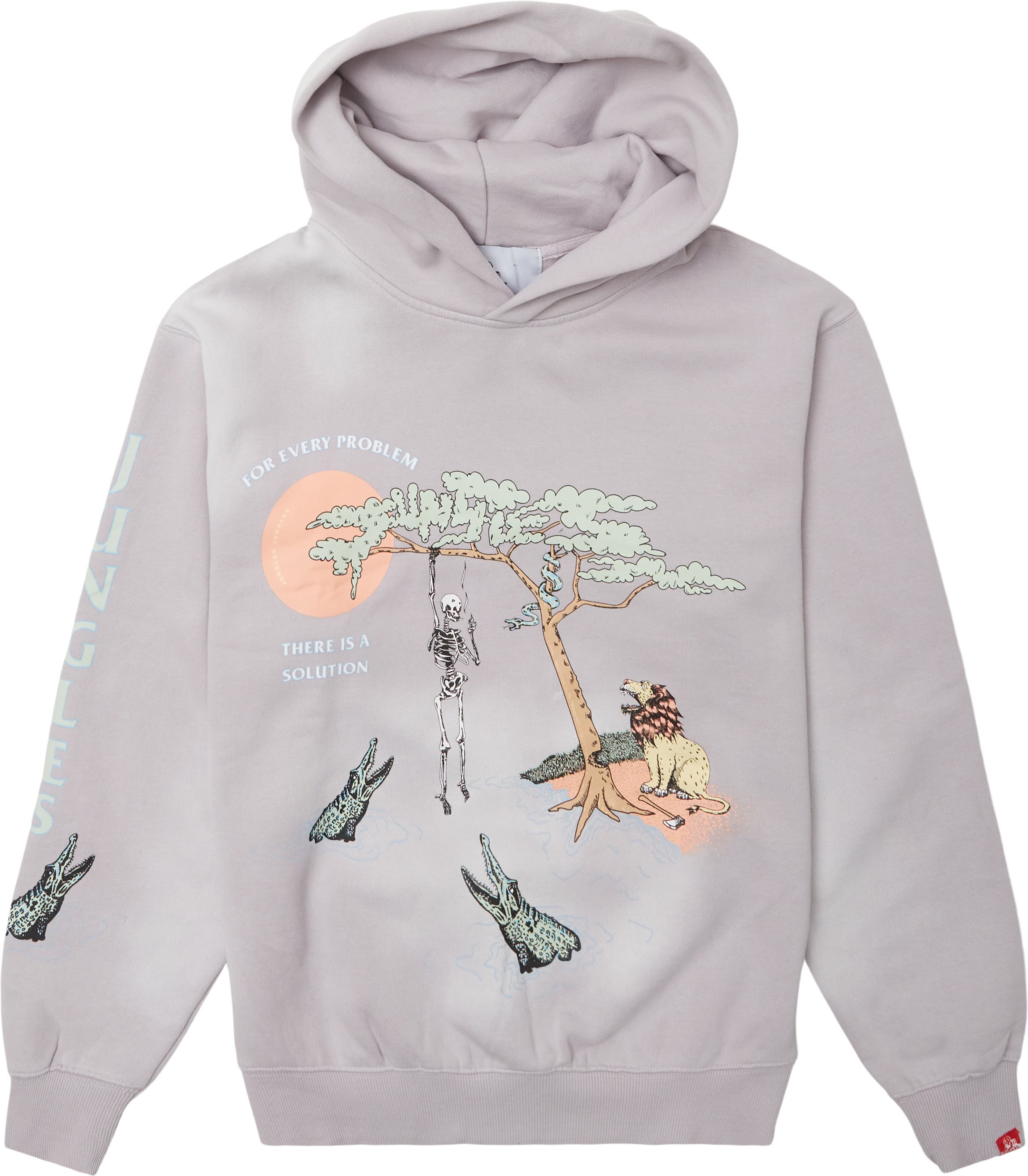 For Every Problem Hoodie - Sweatshirts - Regular fit - Lilac